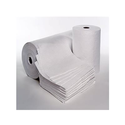 15" X 18" SINGLE OIL WHITE ABSORBENT PAD