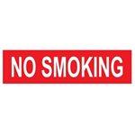4" X 14" NO SMOKING DECAL