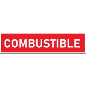 Combustible Decal