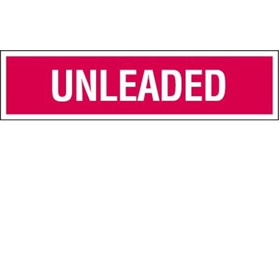 4" X 14" UNLEADED DECAL